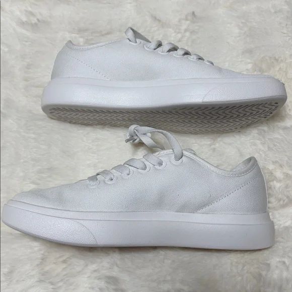 allbirds White Low-Top Canvas Piper Sneakers 8 NIB - Picture 4 of 6